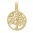 Family Tree Charm 14K Yellow Gold