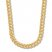 Men's Hollow Cuban Curb Chain Necklace 14K Yellow Gold 26"