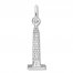 Washington Monument Charm Sterling Silver