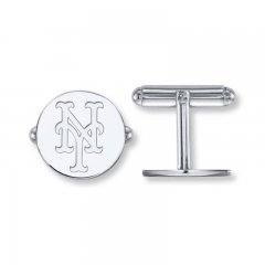 MLB New York Mets Cufflinks Sterling Silver