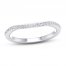 Diamond Wedding Band 1/6 ct tw Round-cut 10K White Gold