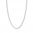 20" Textured Rope Chain 14K White Gold Appx. 2.15mm