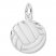 Volleyball Charm Sterling Silver