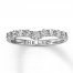 Leo Diamond Enhancer Ring 1/2 ct tw Round-cut 14K White Gold