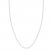 Adjustable 22" Cable Chain 14K White Gold Appx. .9mm