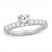 Diamond Engagement Ring 1 ct tw Round-cut 14K White Gold