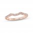 Monique Lhuillier Bliss Diamond Wedding Band 1/5 ct tw Round-cut 18K Rose Gold