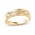 Men's Wedding Band 1/10 ct tw Diamonds 10K Yellow Gold