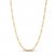 Children's Hollow Figaro Chain Necklace 14K Yellow Gold 13"