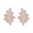 Diamond Earrings 1/3 ct tw Round-cut 10K Rose Gold