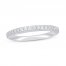 Lab-Created Diamonds by KAY Wedding Band 1/5 ct tw 14K White Gold