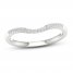 Diamond Wedding Band 1/15 ct tw Round-cut 10K White Gold