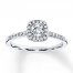 Previously Owned Diamond Ring 3/8 ct tw 10K White Gold