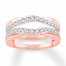 Diamond Enhancer Ring 1/2 ct tw Round-cut 14K Rose Gold