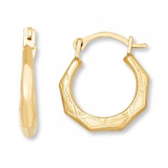 Children's Hoop Earrings 14K Yellow Gold