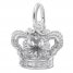 Crown Charm Sterling Silver