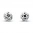 Knot Earrings Sterling Silver