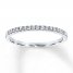 Previously Owned Band 1/10 ct tw Diamonds 10K White Gold