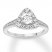 Diamond Engagement Ring 1-1/6 ct tw Round-cut 14K White Gold