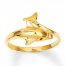 Dolphin Ring 14K Yellow Gold