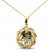 Le Vian Creme Brulee Quartz Necklace 1/5 ct tw Diamonds 14K Honey Gold 20"