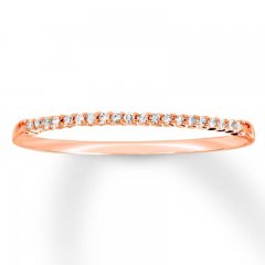 Diamond Anniversary Band 10K Rose Gold