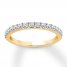 Diamond Wedding Band 3/8 ct tw Round-cut 14K Yellow Gold