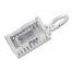 Parthenon Charm Sterling Silver