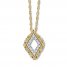 Diamond Necklace 1/6 ct tw Round-cut 14K Yellow Gold