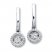 Previously Owned Earrings 1/3 ct tw Diamonds 10K White Gold