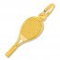 Tennis Racquet Charm 14K Yellow Gold