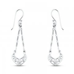 Filigree Dangle Earrings Sterling Silver