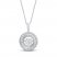 Unstoppable Love Diamond Necklace 1/2 ct tw 10K White Gold 19"