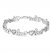 Diamond Love Bracelet Sterling Silver