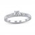 Diamond Engagement Ring 1/6 ct tw 10K White Gold