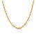 Double Rope Chain Necklace 10K Yellow Gold 18"