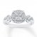 Diamond Engagement Ring 1/3 ct tw Round-cut 10K White Gold