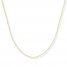 Box Chain Necklace 14K Yellow Gold 16" Length