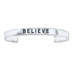 Believe Bracelet Sterling Silver