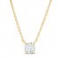 Lab-Created Diamonds by KAY Necklace 1/2 ct tw 14K Yellow Gold 19"