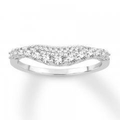 Diamond Anniversary Band 1/2 ct tw Round-cut 14K White Gold