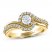 Adrianna Papell Diamond Engagement Ring 5/8 ct tw Round-cut 14K Yellow Gold