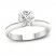 Lab-Created Diamonds by KAY Solitaire Ring 3 ct tw Round-cut 14K White Gold