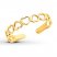 Heart Toe Ring 14K Yellow Gold