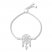 Dream Catcher Bolo Bracelet 1/20 ct tw Diamonds 10K White Gold