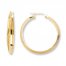 Hoop Earrings 14K Yellow gold