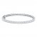 Diamond Tennis Bracelet 2 ct tw Round-Cut 10K White Gold 7"