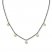 Diamond Necklace 3/4 ct tw 10K Yellow Gold/Stainless Steel