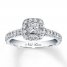 Neil Lane Engagement Ring 7/8 ct tw Diamonds 14K White Gold