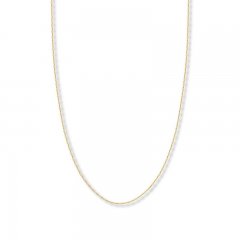 16" Forzatina Chain Necklace 14K Yellow Gold Appx. 1.45mm